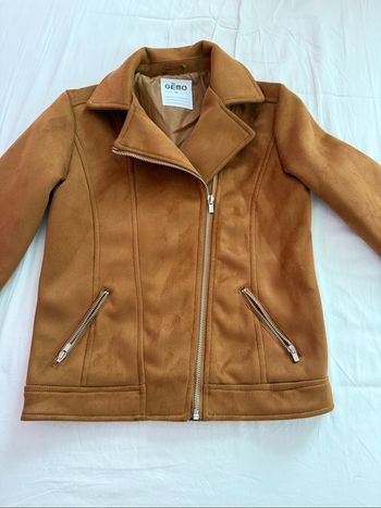 Veste effet peau de pêche 10 ans