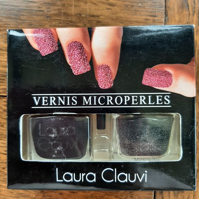 Lot 3 vernis caviar microperles Laura Clauvi NEUFS - photo numéro 2