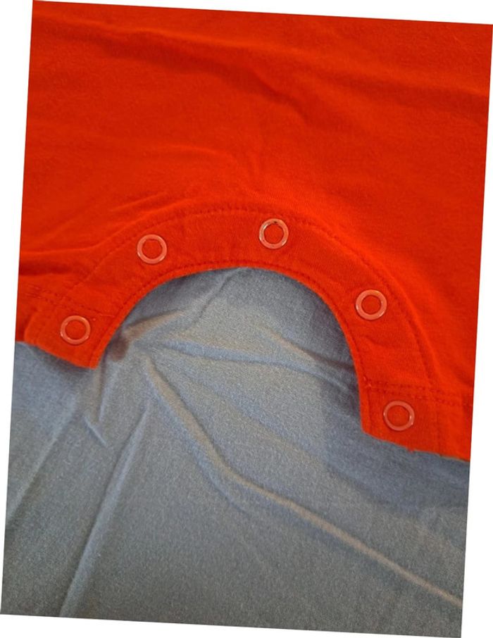 Ensemble salopette et T-shirt salamandre lézard Réunion - photo numéro 6