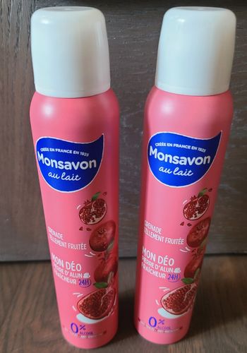 Lot de 2 déodorants spray femme
