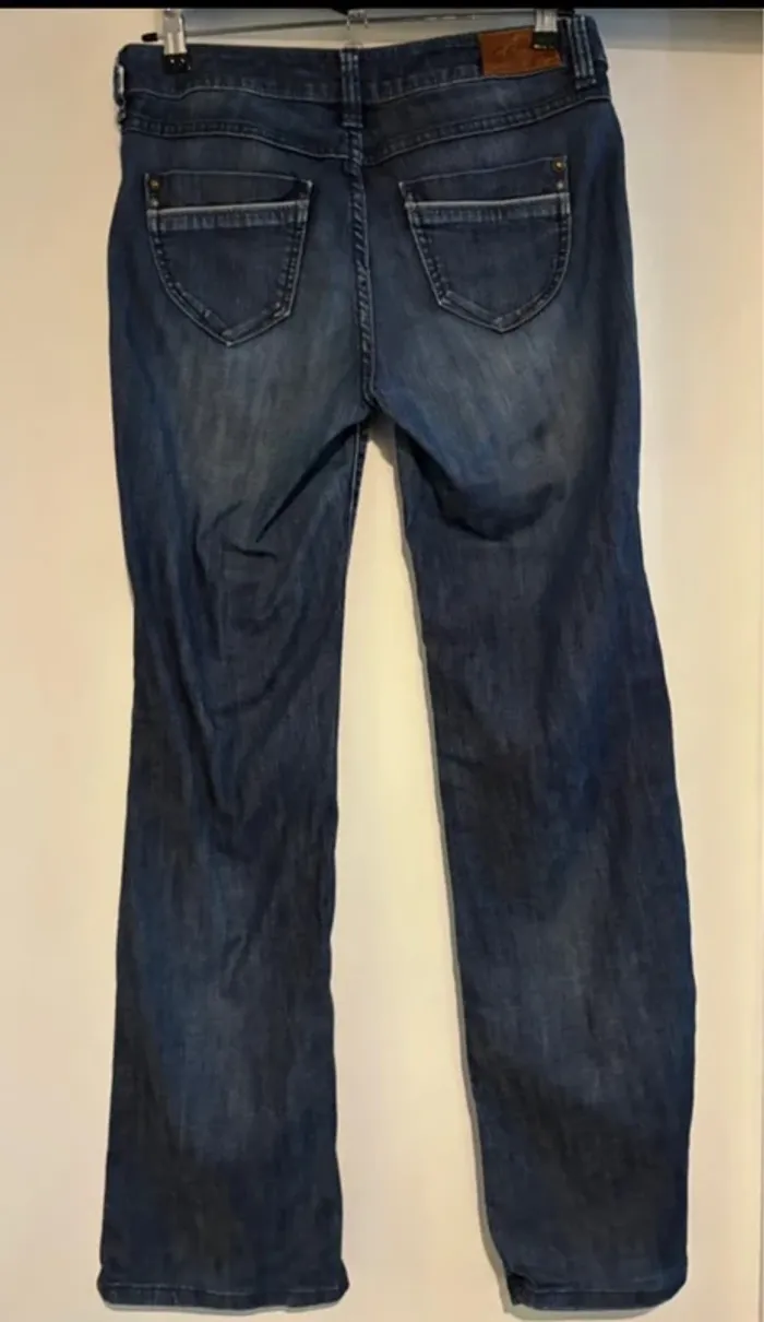 Jean Esprit Smart Straight T38 👖 Bleu Foncé - photo numéro 4