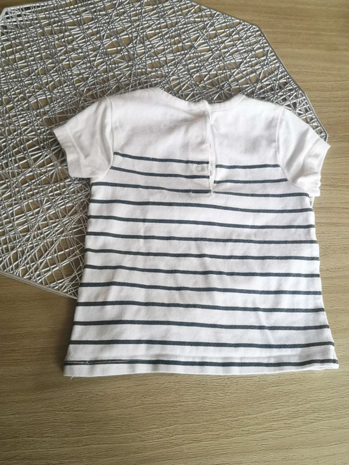 T shirt marinière cerise orchestra - photo numéro 2