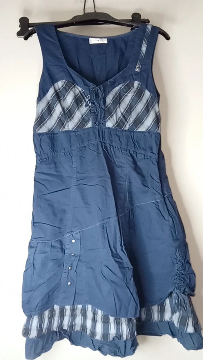 Robe bleu - cache cache - Taille M/38