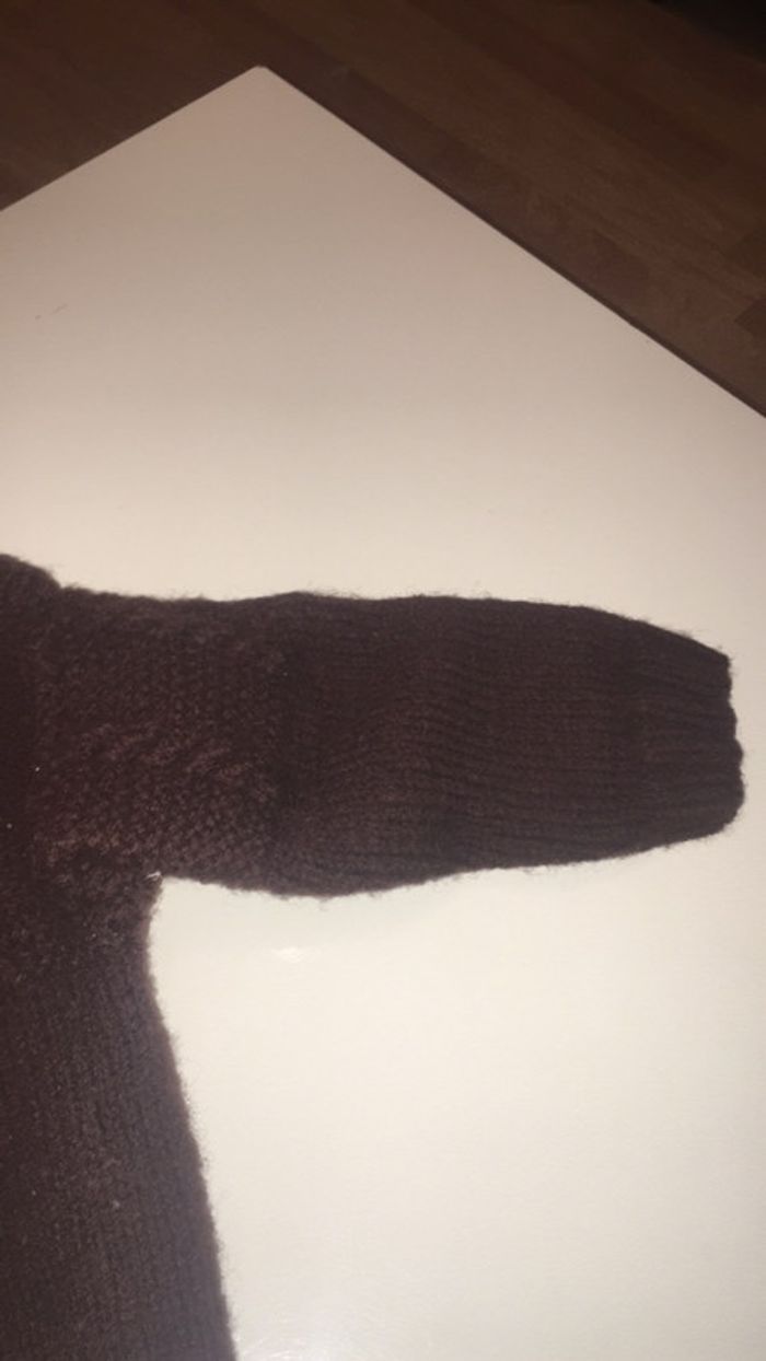 Pull marron - photo numéro 3