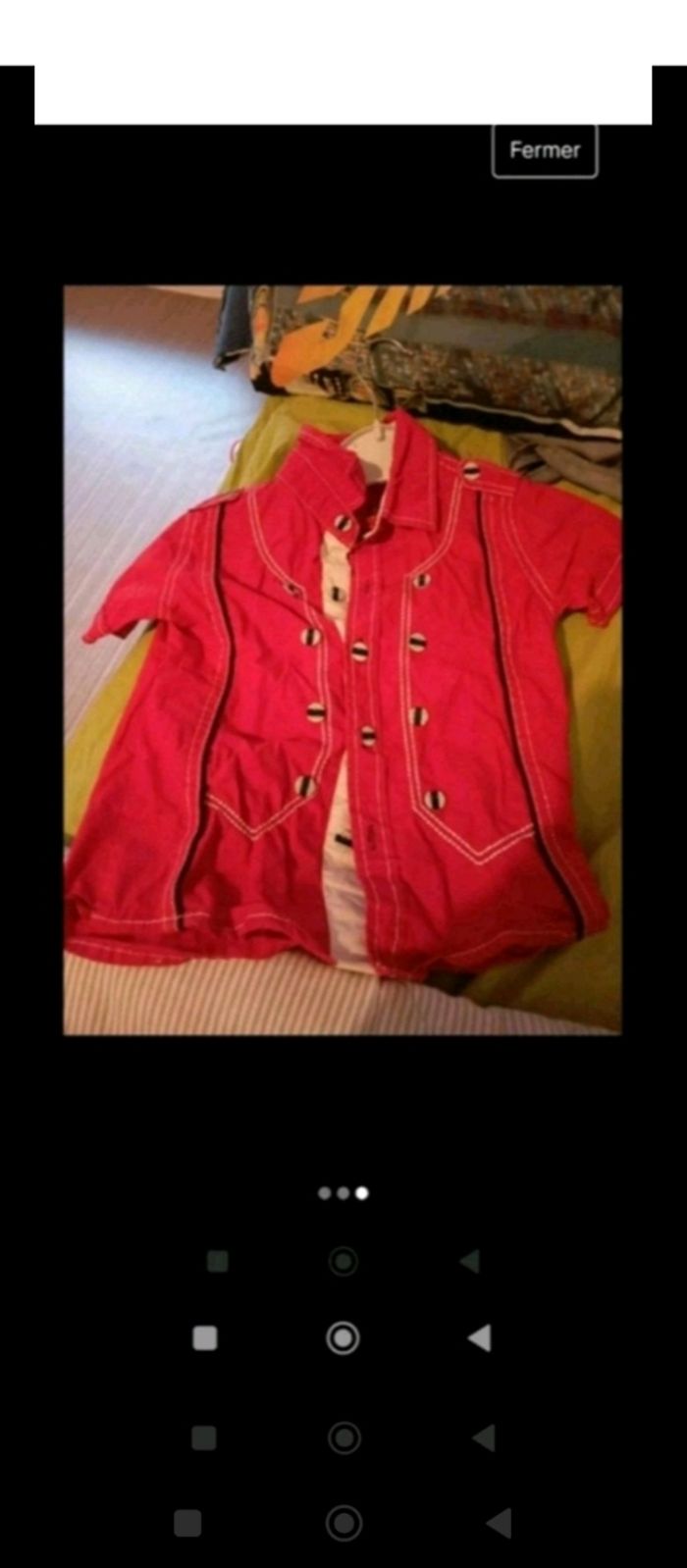 Chemise manche courte