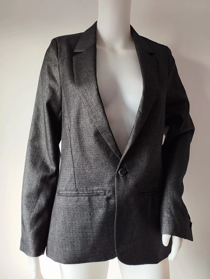 Blazer Reiko noir et argenté taille s