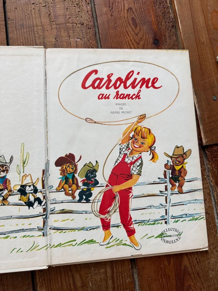 État satisfaisant - Lot de 8 grands albums Hachette Caroline livre bd anciens Pierre Probst - photo numéro 14