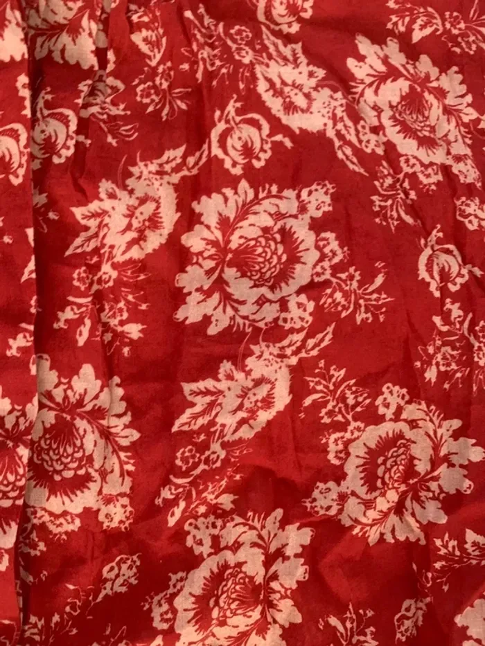 Chemisier rouge Café Coton taille S - photo numéro 3