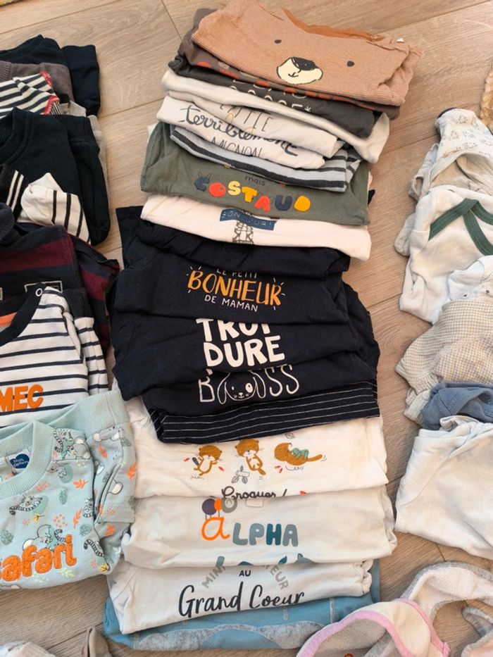 Gros lot vêtements garçon 12 mois 79 articles - photo numéro 8