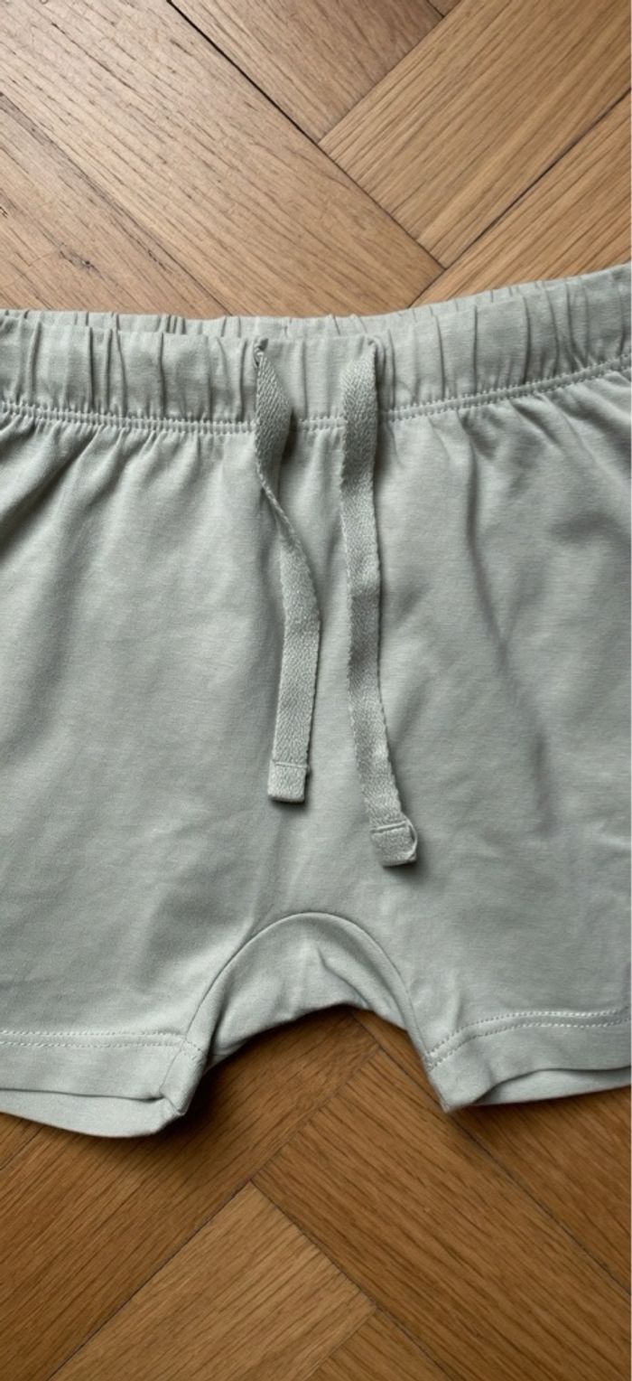 Short en coton biologique amande H&M - photo numéro 2