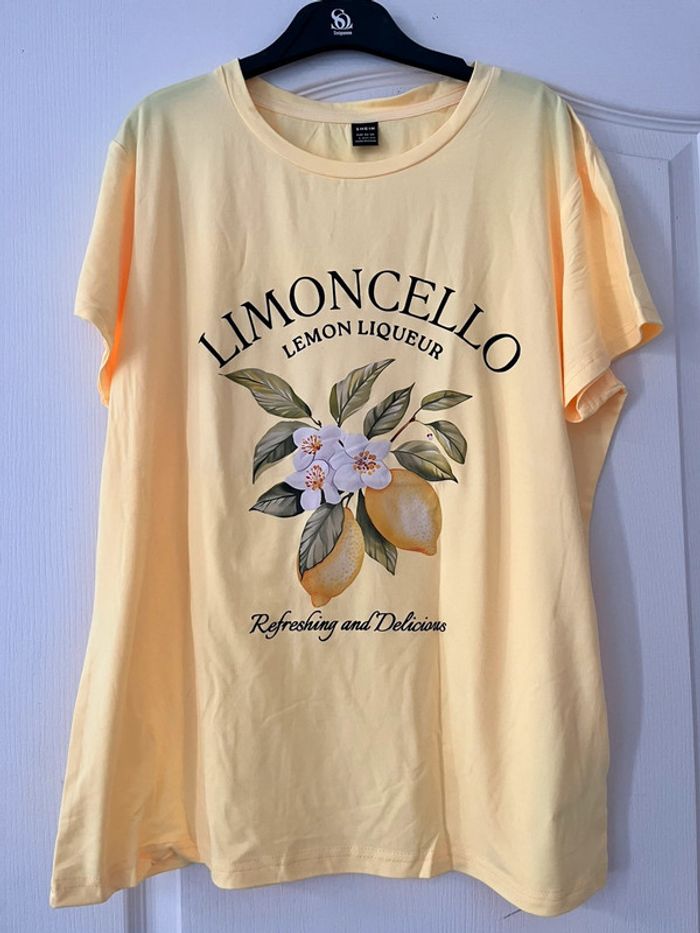 T-shirt jaune limoncello