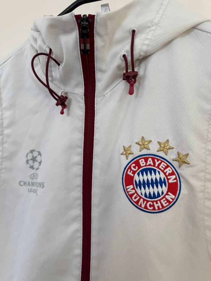 Veste blanche Bayern Munich UCL Adidas 2016/17 taille S - photo numéro 3