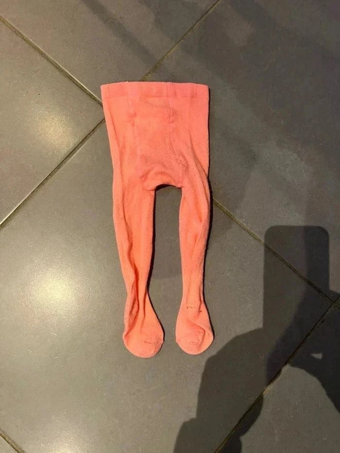 Collant - Lulu Castagnette - Rose fluo - 6 mois - photo numéro 3