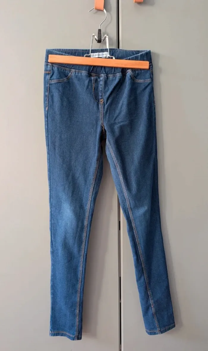 Jegging bleu