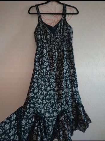 Magnifique Robe à fleurs avec doublure en coton taille 38