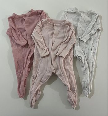Lot 3 pyjamas croisés - 0/3 mois - Primark