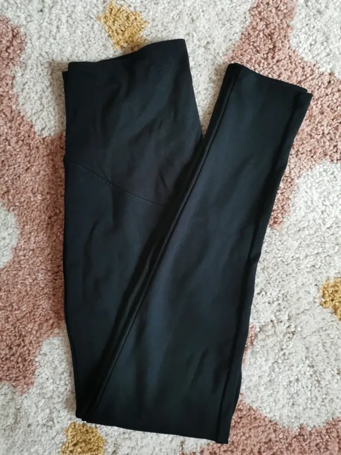 Leggings de grossesse noir Kiabi