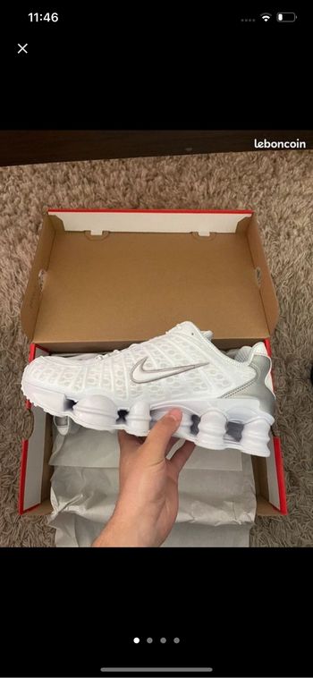 Nike shox blanche 37
