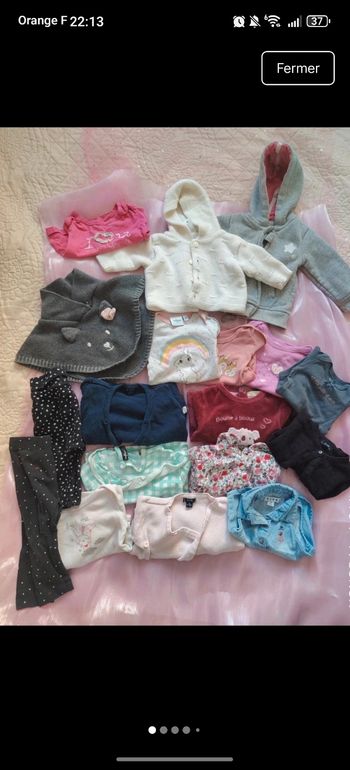 Lot vêtements fille 3 mois