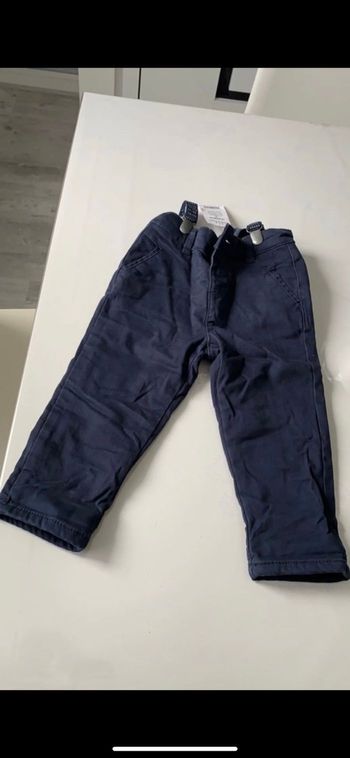 Pantalon garçon bleu marine