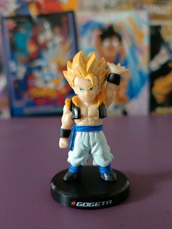 Figurine Dragon Ball Z Bandai Déformation Mini figure Gogeta Super rare Jap