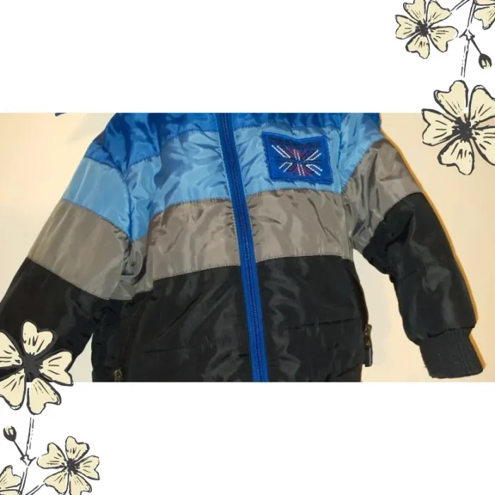 Manteau garçon 2 ans, Orchestra, très bon état, bleu et noir - photo numéro 4