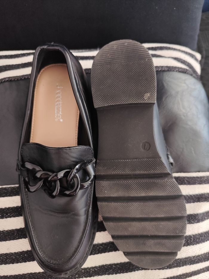 Chaussures style mocassins noires - photo numéro 3