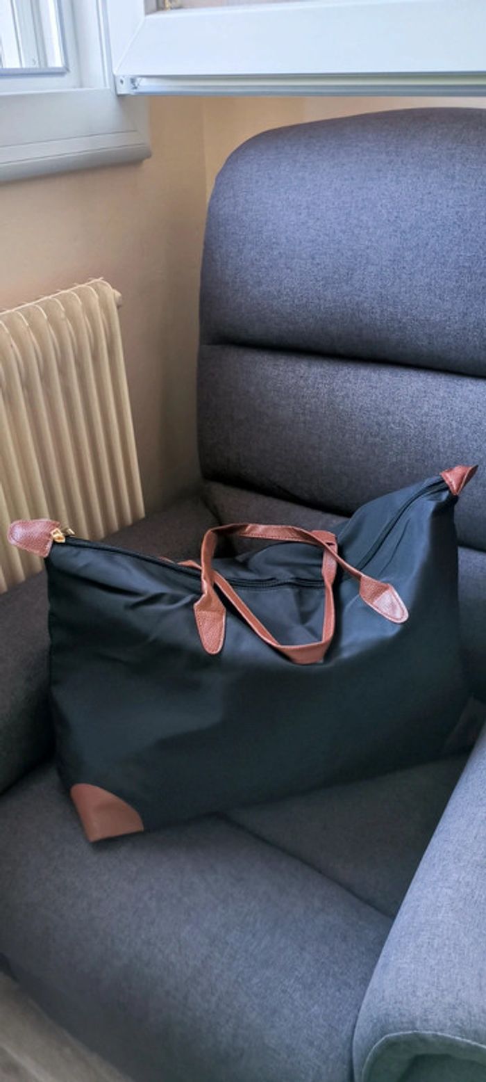 Sac fourre-tout en toile très tendance très spacieux - photo numéro 5