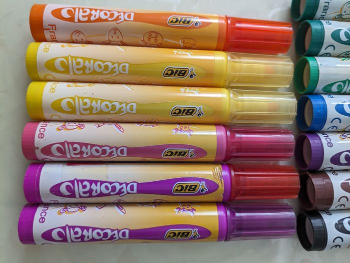 Lot de 13 feutres BIC kids Decoralo - photo numéro 4