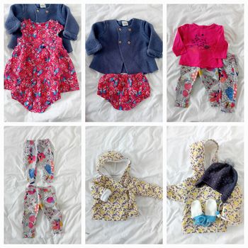 Lot vêtements fille 9 mois