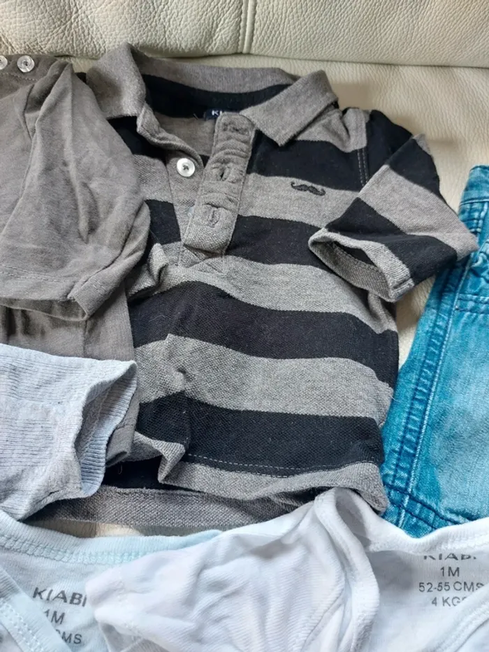Lot de 6 articles vêtements bébé 1 mois - photo numéro 5