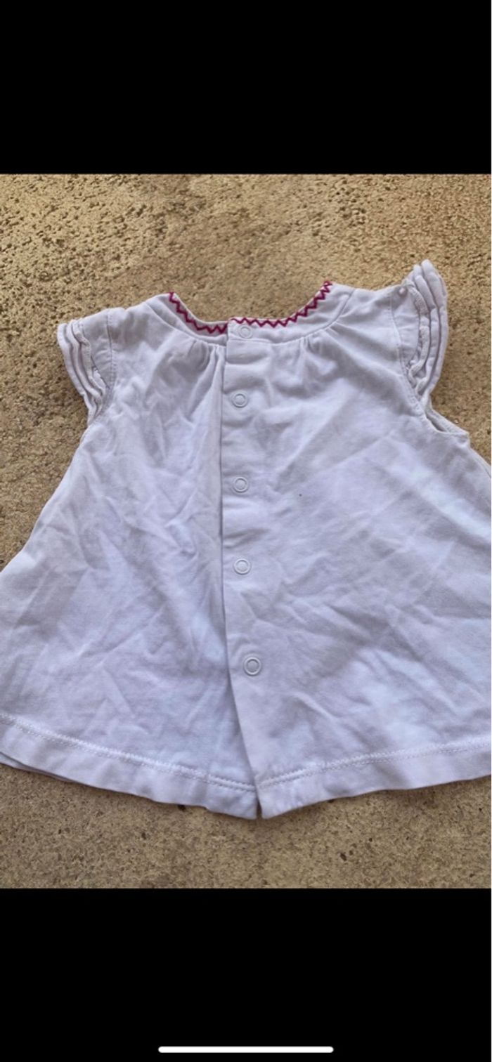 Tunique blanche imprimée oursons multicolore I love cakes - photo numéro 3