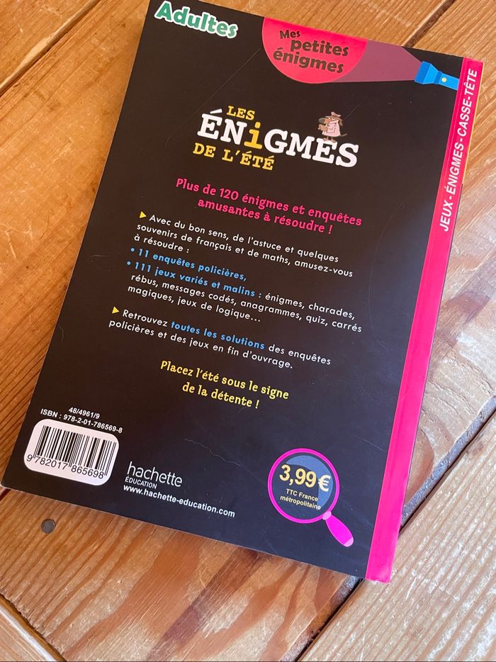 Livre - Les énigmes de l’été - photo numéro 2
