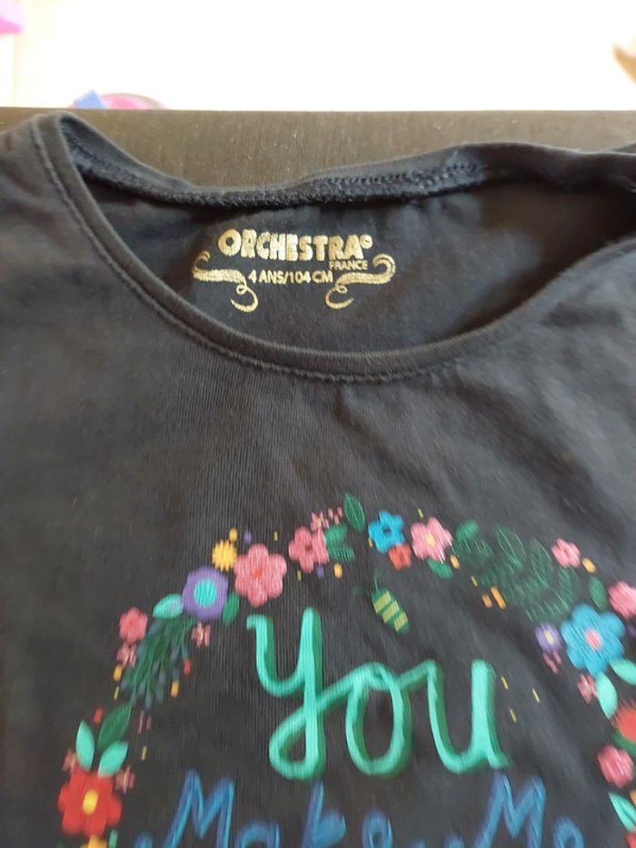 Lot de 2 T-shirts manches courtes 4A - photo numéro 3