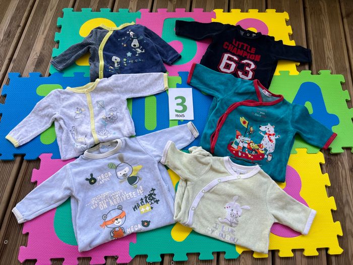 Lot de 7 pyjamas 3 mois