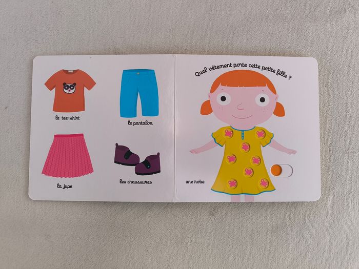 Livre Kididoc Mon imagier des vêtements Nathan - photo numéro 4