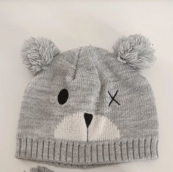 Bonnet ourson 6 mois