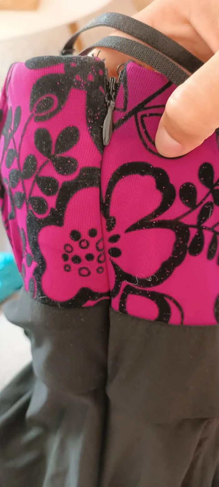 Robe noir et fuschia - photo numéro 4