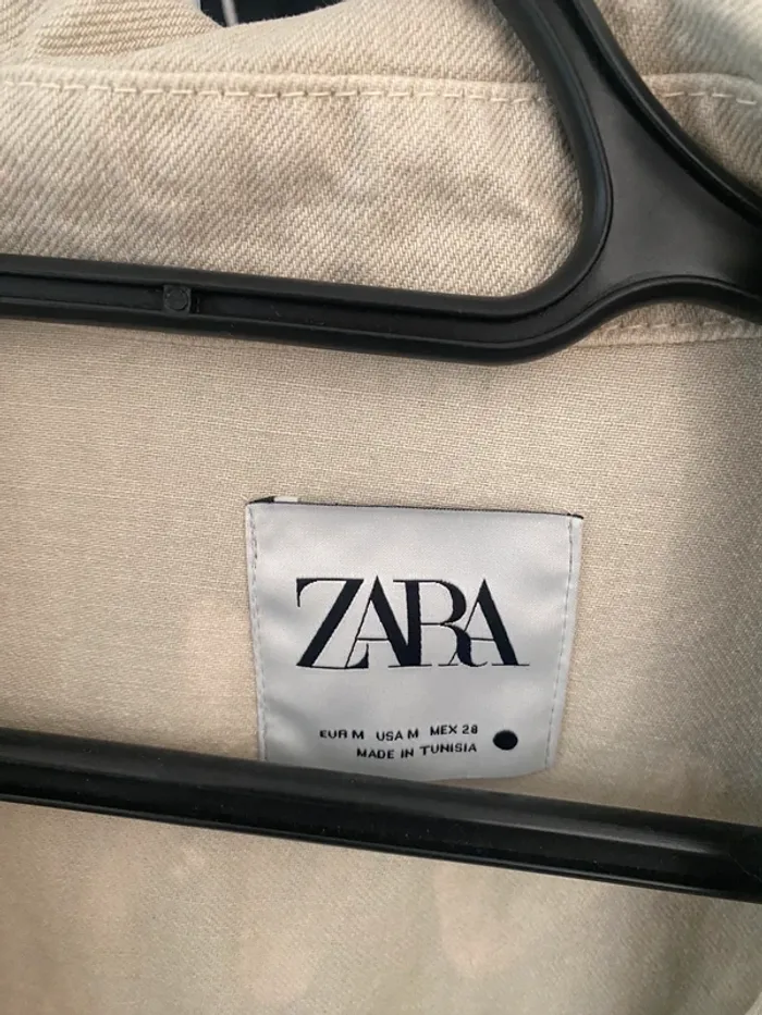 Ensemble veste + jean Zara vert d’eau - photo numéro 4