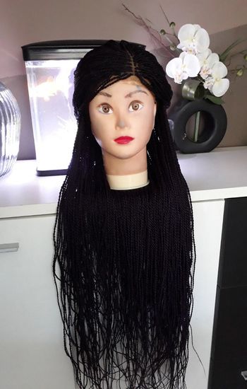 Perruque tresse avec closure Neuve🌿💞