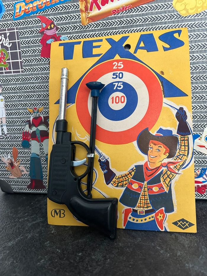 Pistolet à fléchettes ancien texas - photo numéro 3