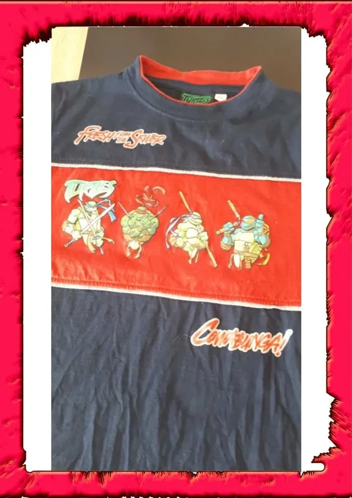 Tshirt tortue ninja 6 ans - photo numéro 3