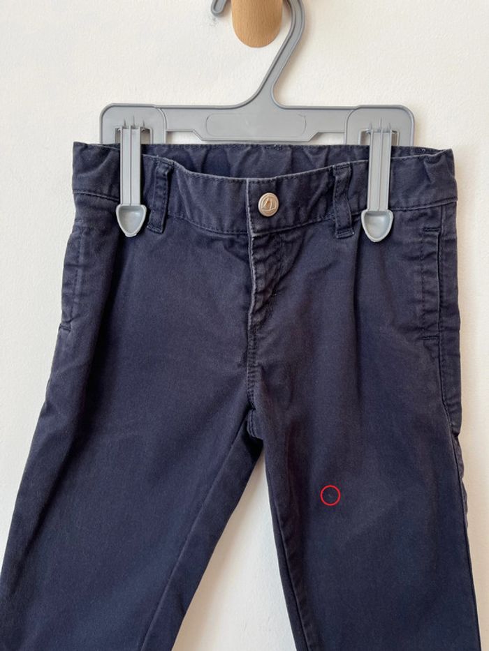 Pantalon bleu marine coupe jean - Petit Bateau 12 mois (74cm) - photo numéro 3