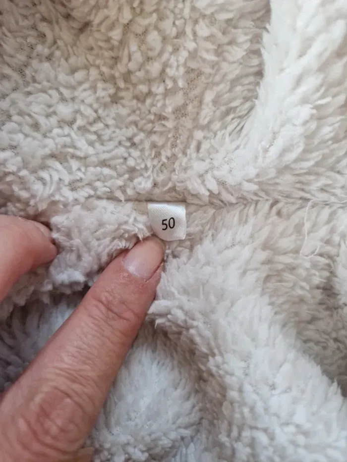 Gilet chaud bébé mixte Zeeman gris blanc 50 cm - photo numéro 5