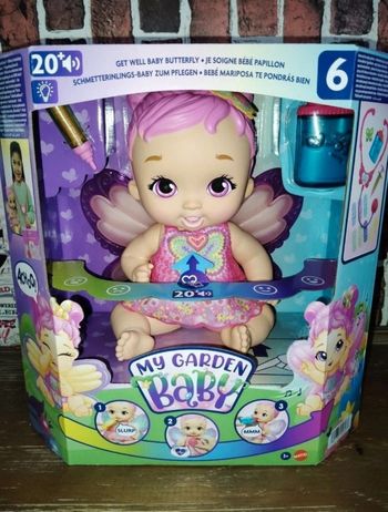 Poupée my garden baby je soigne bébé papillon 