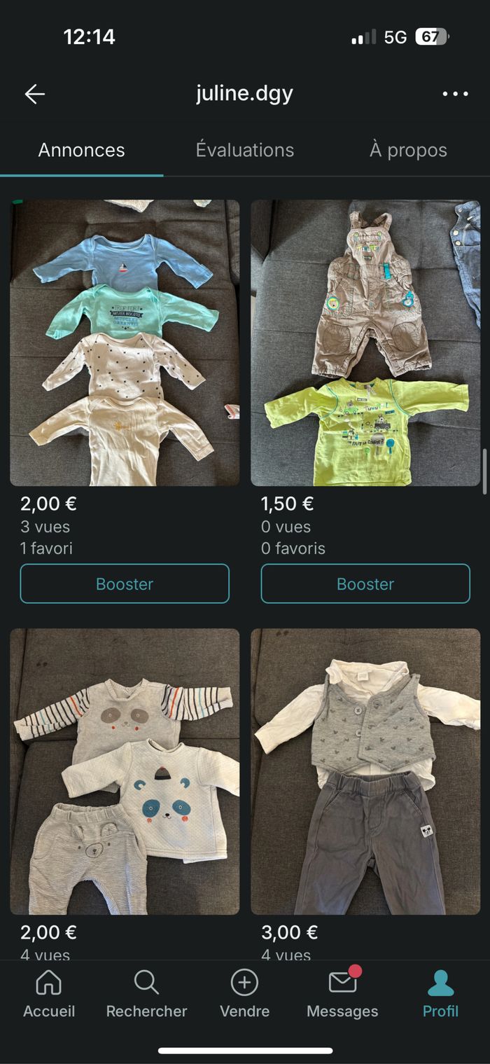 Lot vêtement bébé garçon 3 mois - photo numéro 4