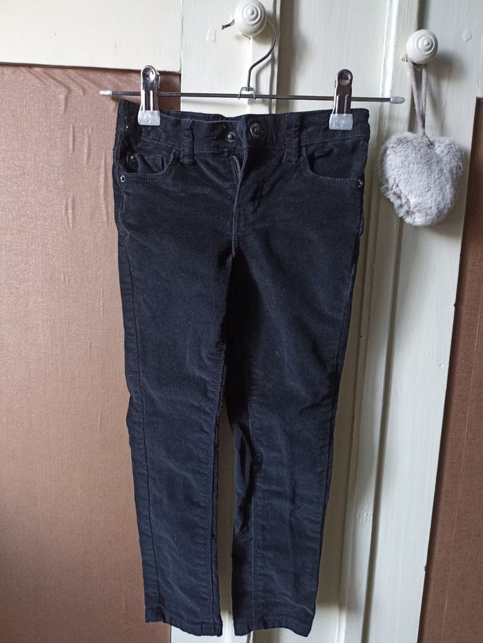Pantalon type velours