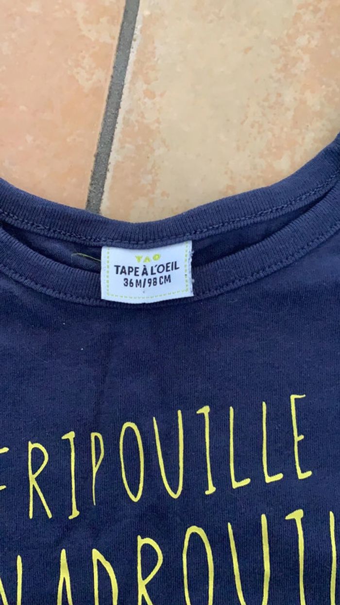 T-shirt manche longue TAO 3 ans - photo numéro 3