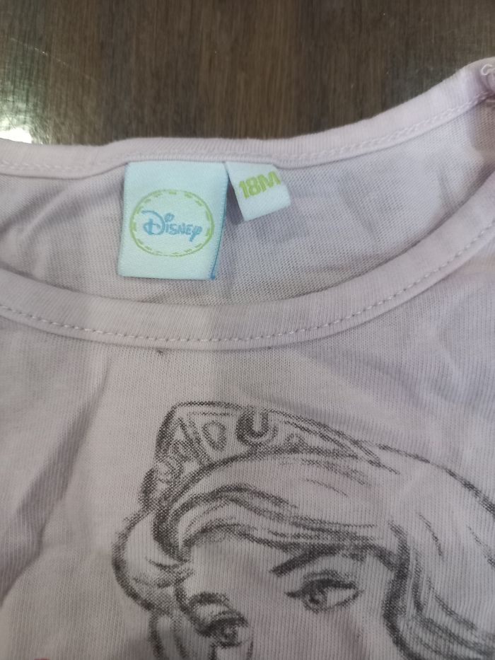 T-shirt M.L. "Aurore" disney 18mois - photo numéro 4