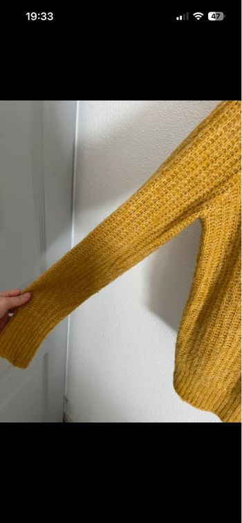 Pull camionneur jaune taille M promod 